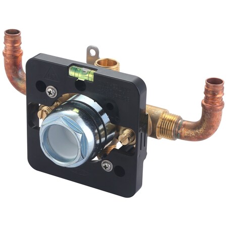 Olympia Single Handle Tub/Shower Pressure Balancing Valve in Rough Brass V-2300B-EP90U